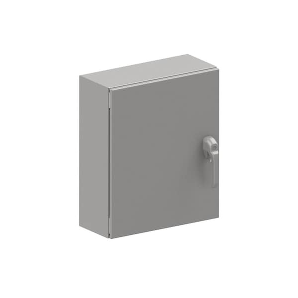 1 Point Latch with Handle Electrical Enclosures, 20 in H, 12 in D, 20 in W, 1, 3R, 12, 13, 4, 4X